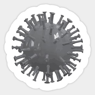 Corona Virus Sticker